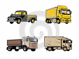 Illustration of Sturdy Truck