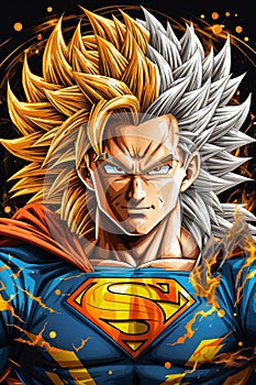 Illustration of Super Son Goku Man