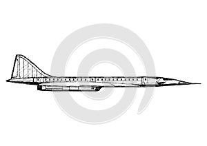 Illustration of Supersonic transport photo