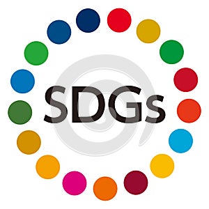 Illustration of Sustainable Development Goals. SDGs photo