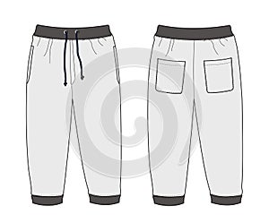 Illustration of Sweat Pants