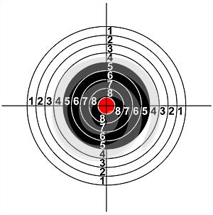 Illustration of a target symbol