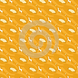 Illustration on theme big pattern identical types walnut