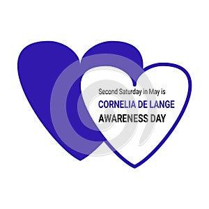 illustration on the theme of Cornelia De Lange (CDLS) awareness day