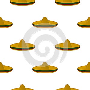 Illustration on theme pattern mexican hats sombrero photo