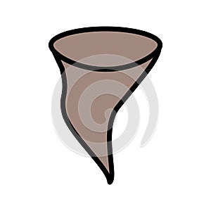 Illustration Tornado  Icon For Personal And Commercial Use