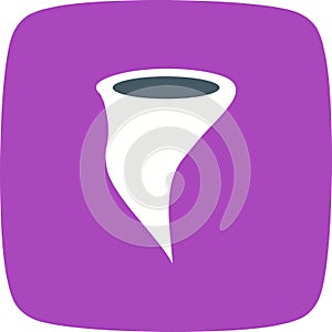 Illustration Tornado  Icon For Personal And Commercial Use...