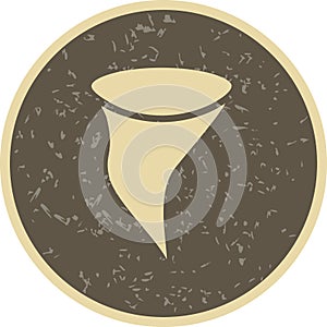 Illustration Tornado  Icon For Personal And Commercial Use...