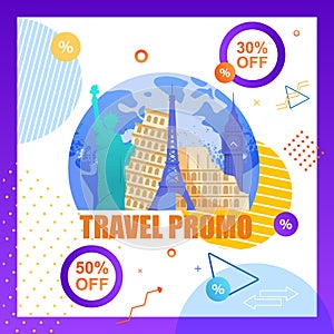 Illustration Travel Promo Organizing Tourist Trip photo