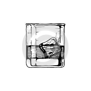 Illustration of tumbler glass