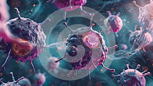 illustration of the uncontrolled growth.