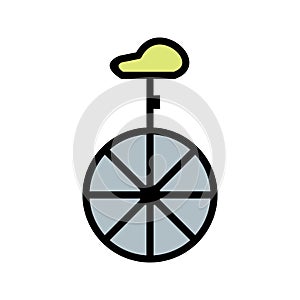 Illustration Unicycle Icon For Personal And Commercial Use.