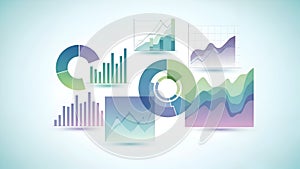 Data Visualization Business Charts and Graphs Illustration
