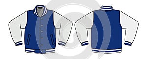 Illustration of varsity jacket