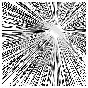 Illustration vector abstract speed motion black lines ,with circ