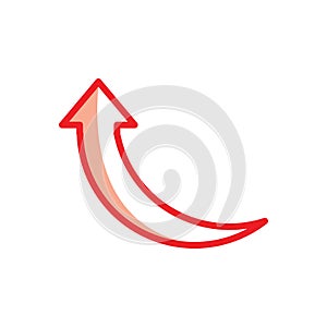 Illustration Vector graphic of arrow icon template