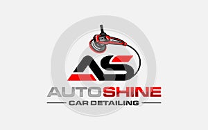 Illustration vector graphic of auto detailing servis logo design template-05