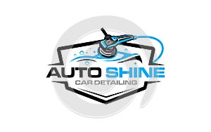 Illustration vector graphic of auto detailing servis logo design template-05