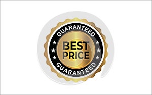 Illustration vector graphic of best price label sticker design template