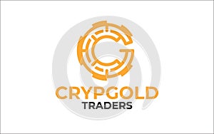 Illustration vector graphic of bitcoin currency icon Logo Design template