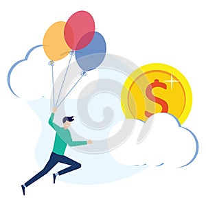 Illustration vector graphic cartoon character of business strategy