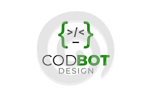 Illustration vector graphic of a coding, programmer, Coder Company logo design template