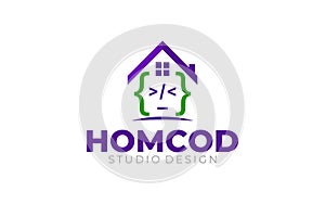 Illustration vector graphic of a coding, programmer, Coder Company logo design template