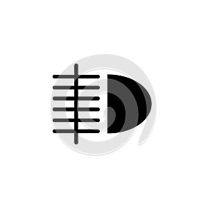 Illustration Vector graphic of fog light icon