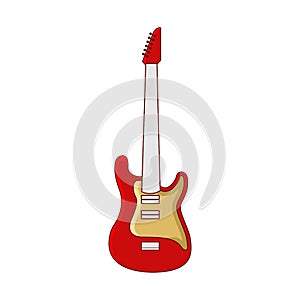 Illustration Vector Graphic of Guitar Store Logo