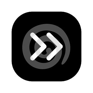 Right Arrow 3 Solid Style Icon