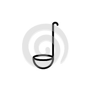 Illustration Vector graphic of ladle icon template