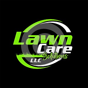 Illustration vector graphic of lawn care logo