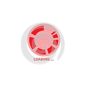 Illustration Vector graphic of loading bar icon
