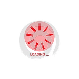 Illustration Vector graphic of loading bar icon
