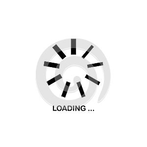 Illustration Vector graphic of loading bar icon