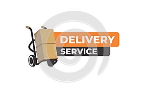 Illustration vector graphic of logistics delivery service