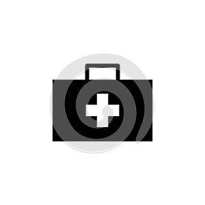 Illustration Vector graphic of medical kit bag icon