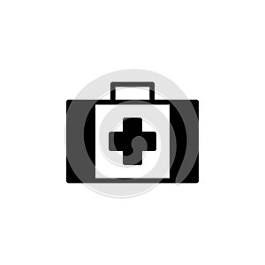 Illustration Vector graphic of medical kit bag icon