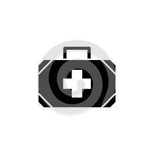 Illustration Vector graphic of medical kit bag icon