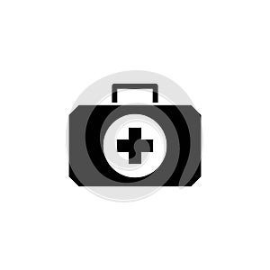 Illustration Vector graphic of medical kit bag icon