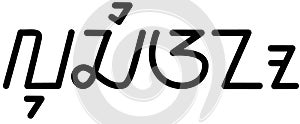 Illustration vector graphic of the name Luciano photo