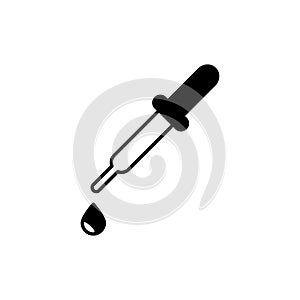 Illustration Vector graphic of pipet, dropper icon