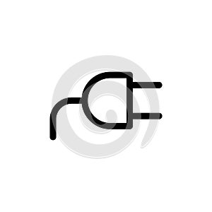 Illustration Vector graphic of power plug icon