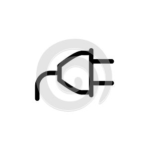 Illustration Vector graphic of power plug icon