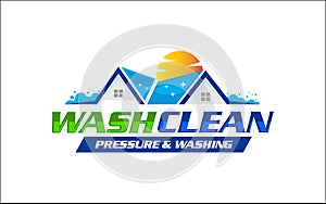 Illustration vector graphic of pressure power wash spray logo design template-26