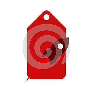Illustration Vector Graphic of Rocket Cloud Tag Logo