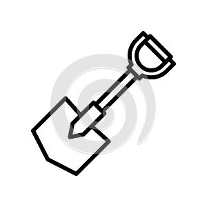 Illustration Vector Graphic of Shovel Icon