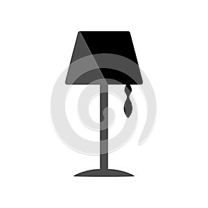 Illustration Vector Graphic of Stand Lamp Icon