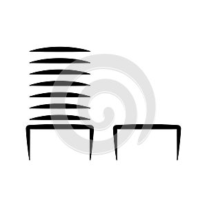 Illustration Vector graphic of stapler icon