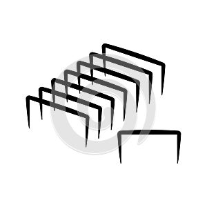 Illustration Vector graphic of stapler icon